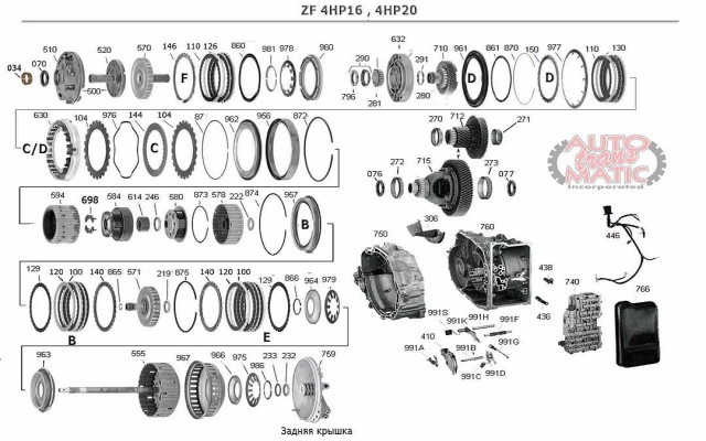 АКПП - 4HP16